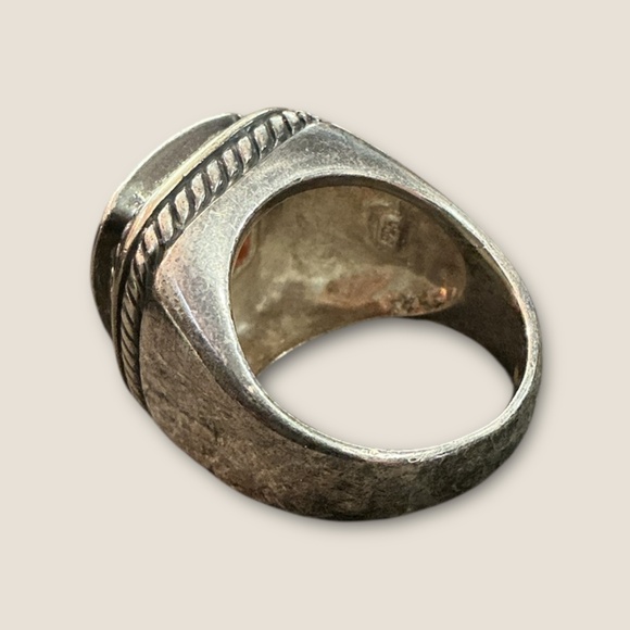 Sterling Silver Champagne Colored CZ Ring - Picture 6 of 8